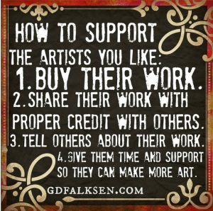 How to support the artists you like